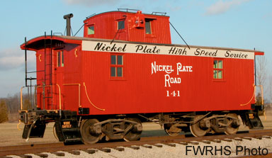 K4 Z Decals Nickel Plate Road Caboose White